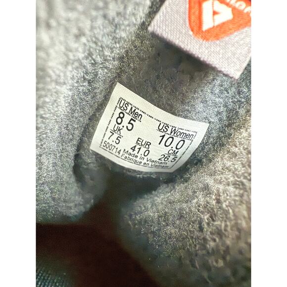 VANS Sk8-Hi MTE-1 Mens Sz 8.5 Black White Suede Waterproof Hiking Shoes Boots - Picture 7 of 10